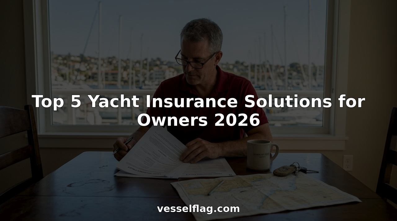 Yacht owner reviewing insurance papers at home