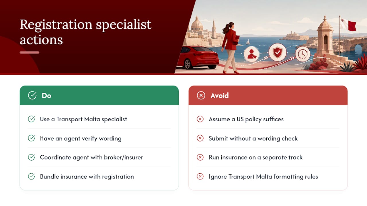 When Does a Registration Specialist Reduce Insurance Risk? — overview diagram