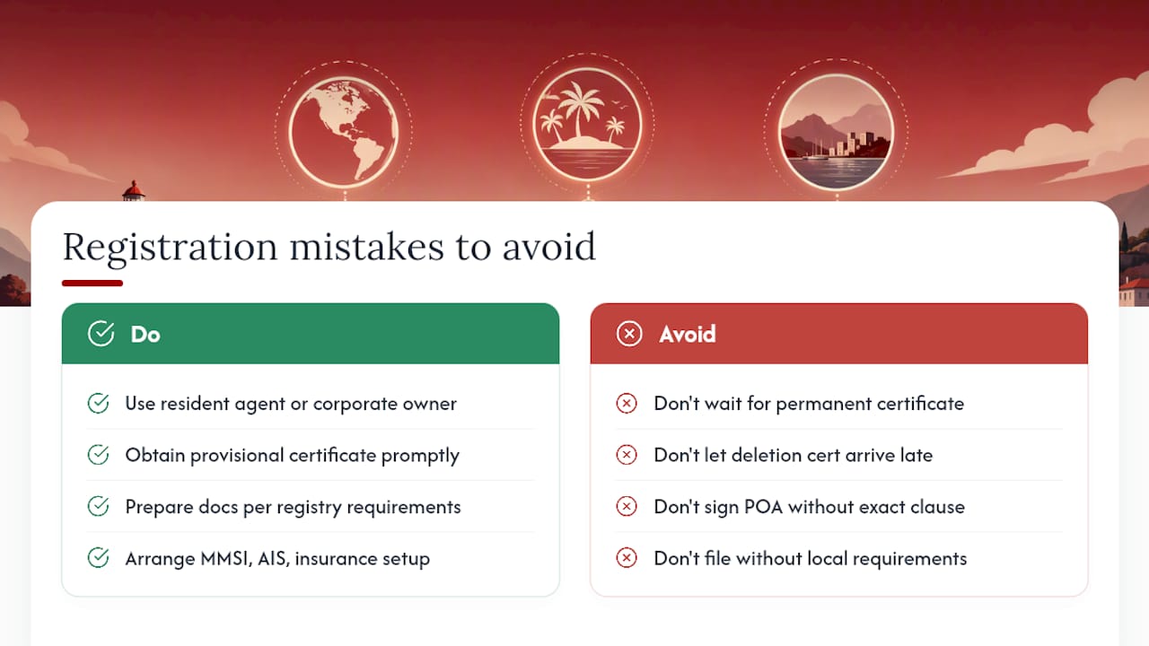 What Non-Resident Owners Consistently Get Wrong — overview diagram