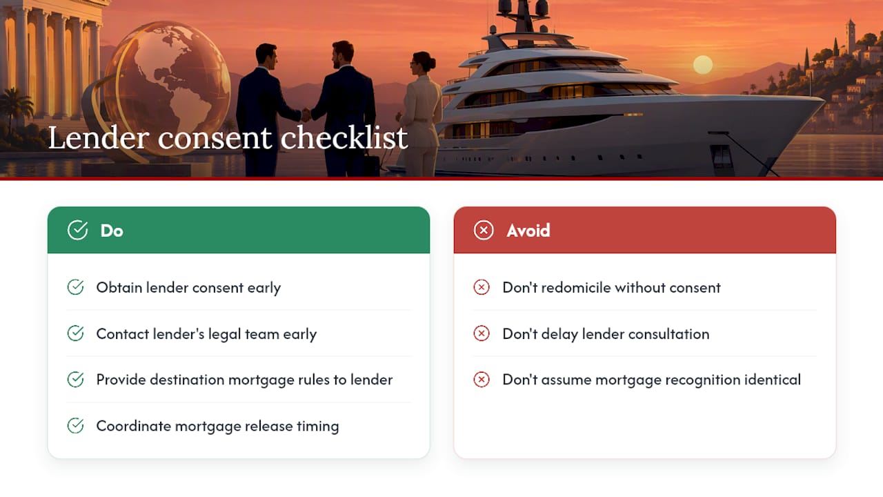 Financing and Lender Consent Requirements — overview diagram