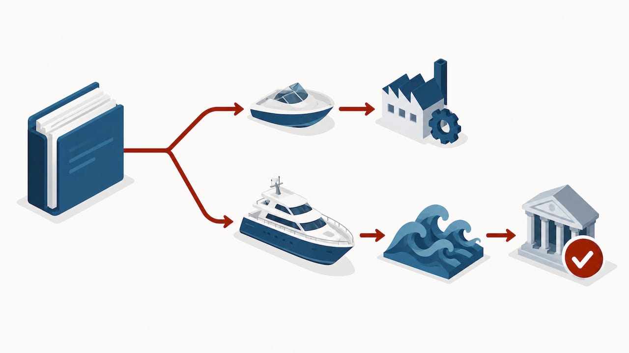 Conformity assessment routes for boats